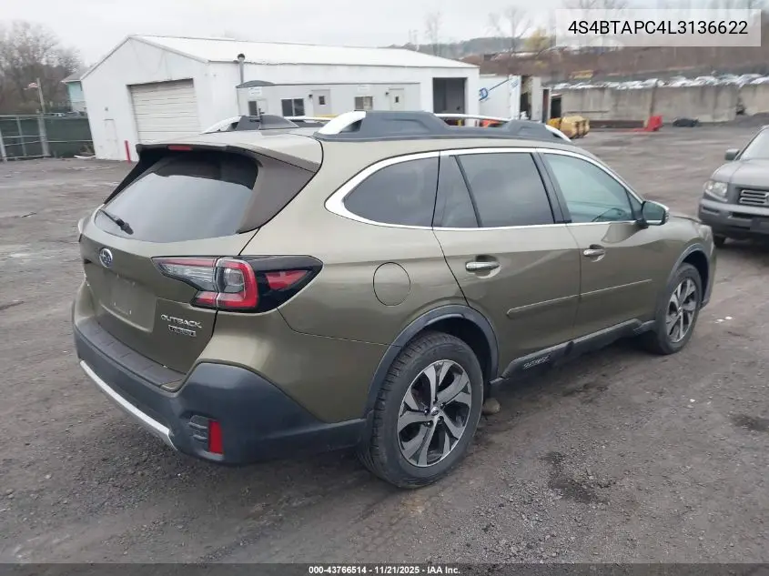 4S4BTAPC4L3136622 2020 Subaru Outback Touring