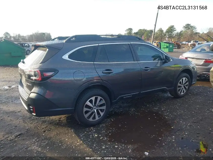 4S4BTACC2L3131568 2020 Subaru Outback Premium