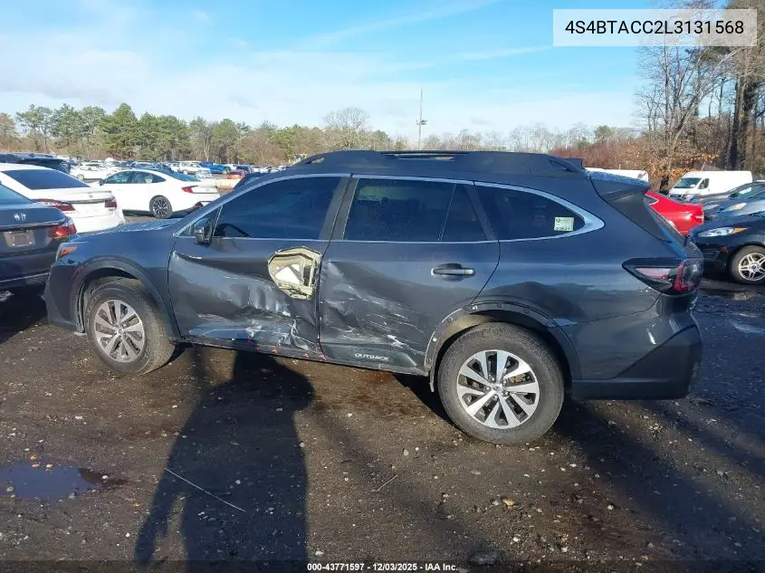 4S4BTACC2L3131568 2020 Subaru Outback Premium