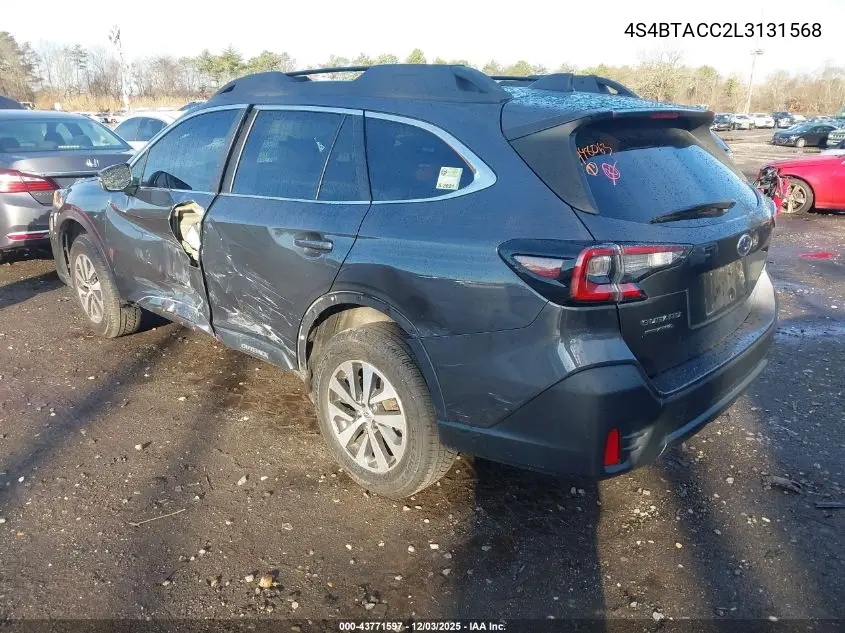 4S4BTACC2L3131568 2020 Subaru Outback Premium