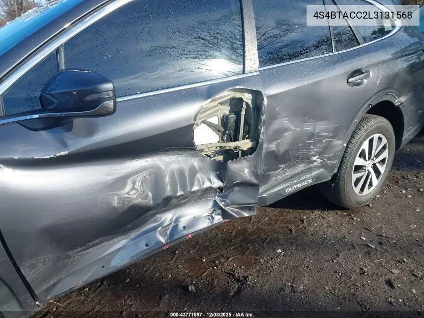 4S4BTACC2L3131568 2020 Subaru Outback Premium