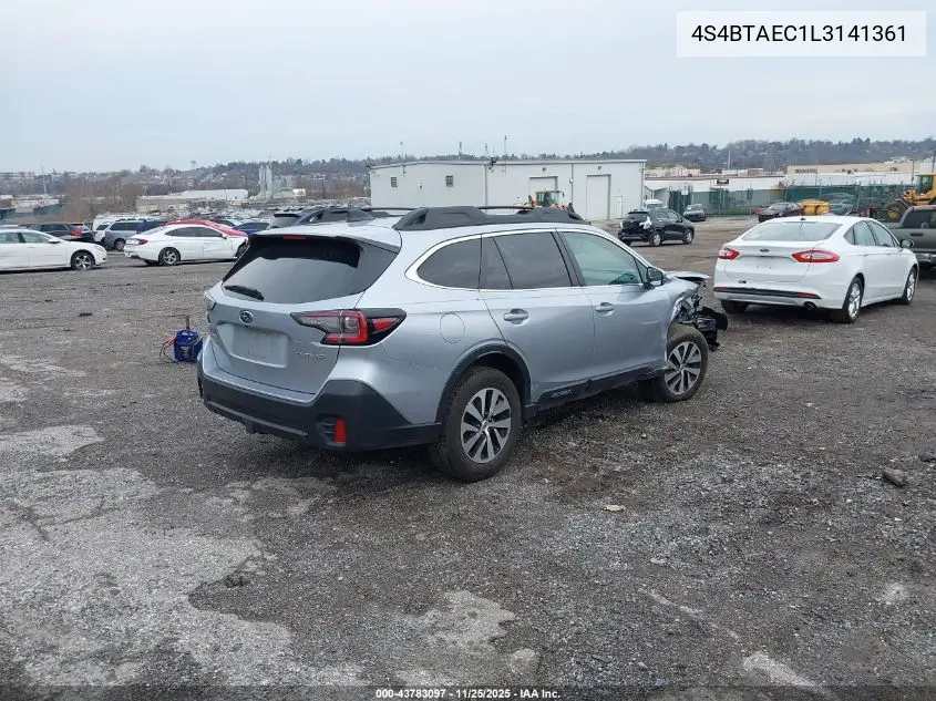 4S4BTAEC1L3141361 2020 Subaru Outback Premium