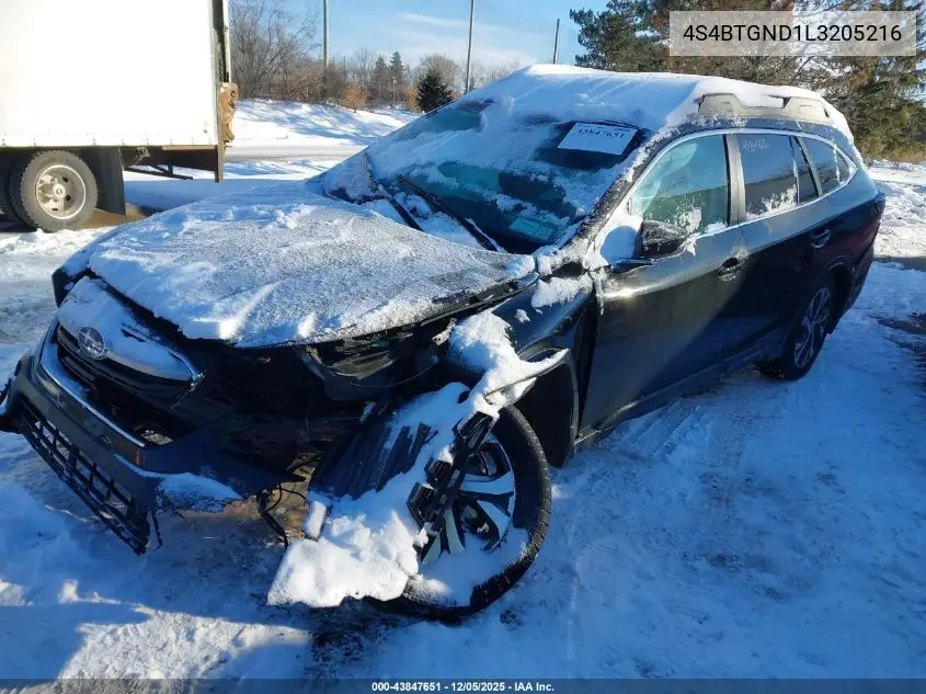 4S4BTGND1L3205216 2020 Subaru Outback Limited Xt