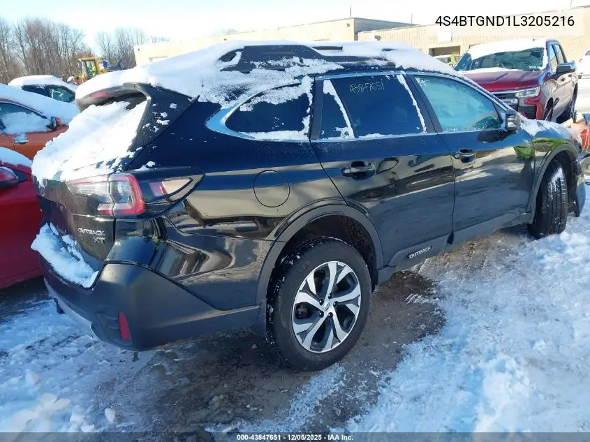 4S4BTGND1L3205216 2020 Subaru Outback Limited Xt