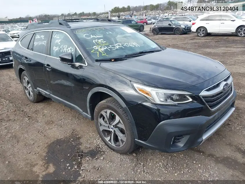 4S4BTANC9L3120404 2020 Subaru Outback Limited