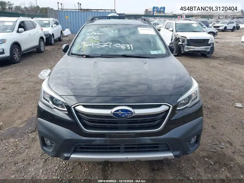 4S4BTANC9L3120404 2020 Subaru Outback Limited