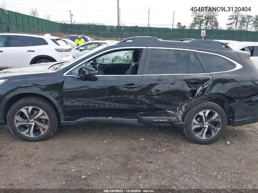 4S4BTANC9L3120404 2020 Subaru Outback Limited