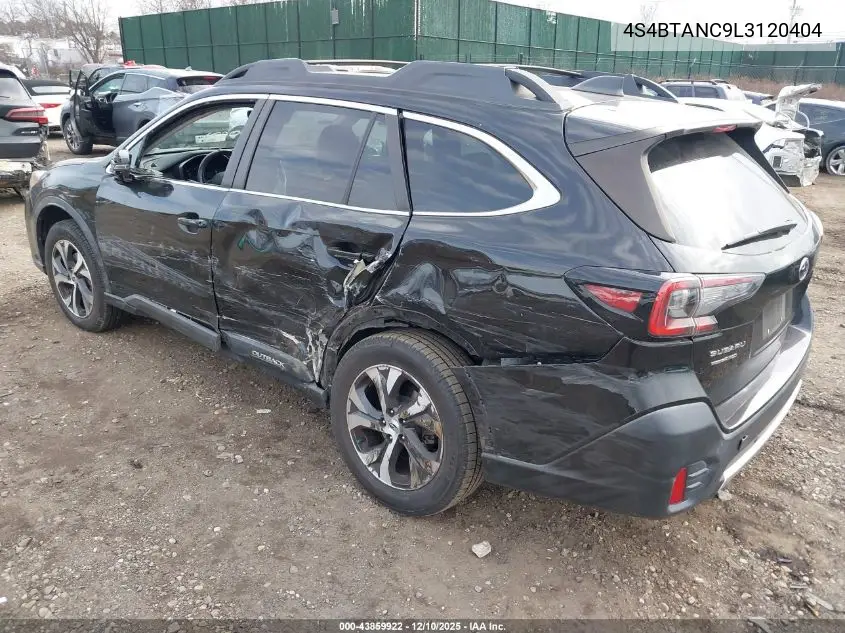 4S4BTANC9L3120404 2020 Subaru Outback Limited