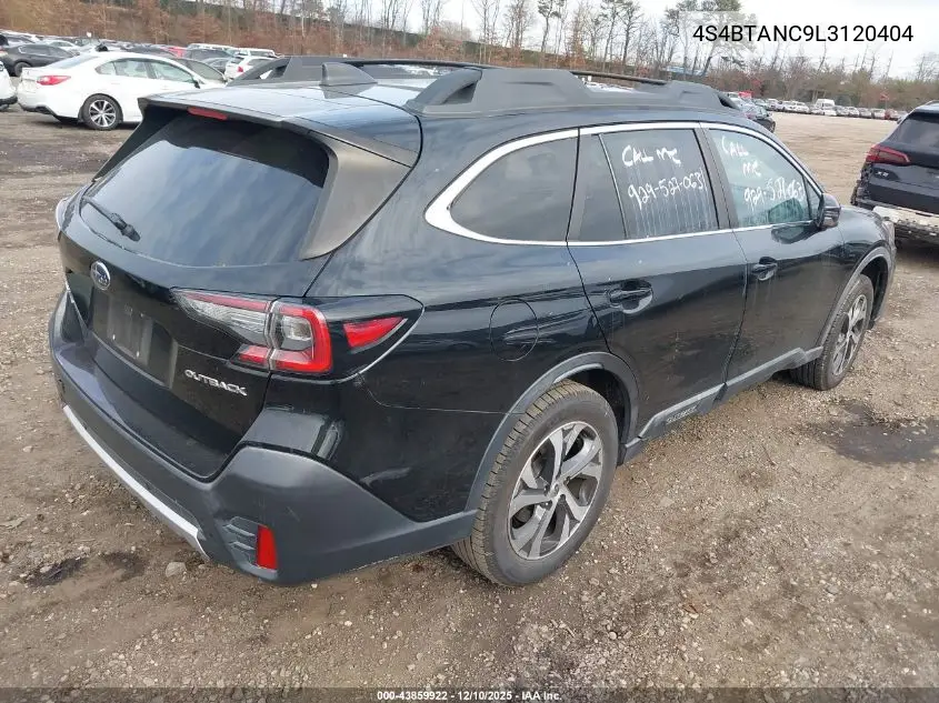 4S4BTANC9L3120404 2020 Subaru Outback Limited