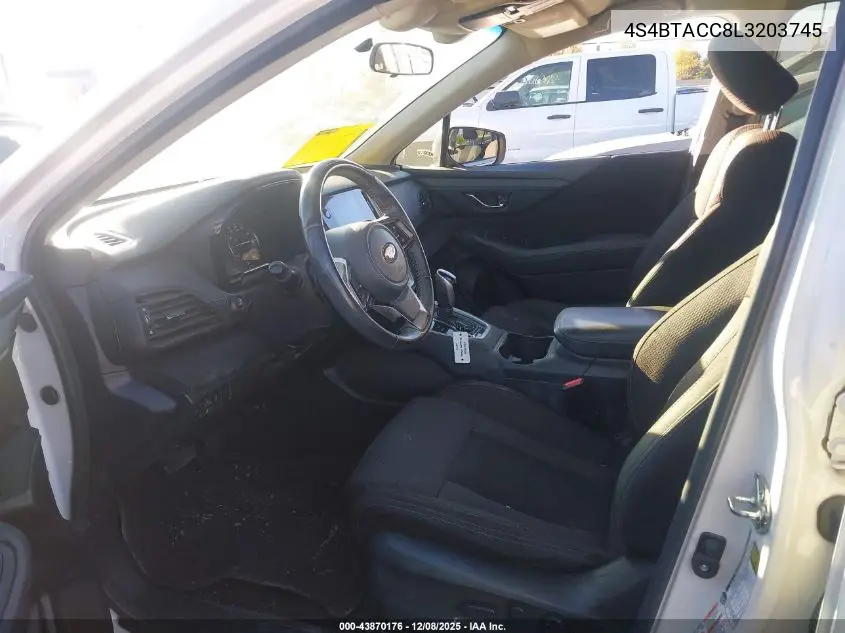 4S4BTACC8L3203745 2020 Subaru Outback Premium