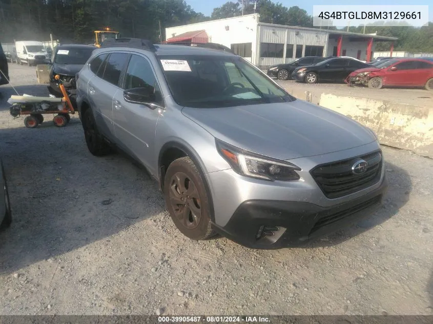 2021 Subaru Outback Onyx Edition Xt VIN: 4S4BTGLD8M3129661 Lot: 39905487