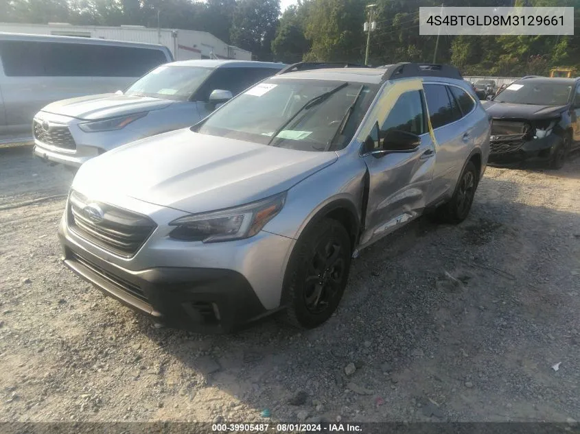 2021 Subaru Outback Onyx Edition Xt VIN: 4S4BTGLD8M3129661 Lot: 39905487