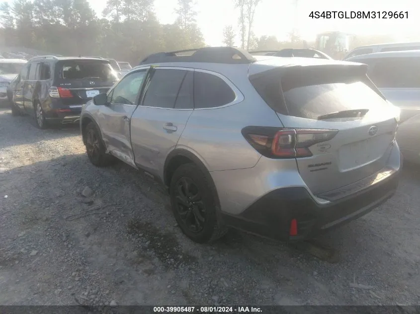 2021 Subaru Outback Onyx Edition Xt VIN: 4S4BTGLD8M3129661 Lot: 39905487