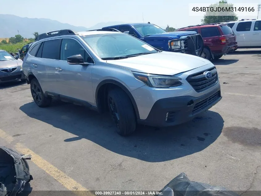 2021 Subaru Outback Onyx Edition Xt VIN: 4S4BTGJD6M3149166 Lot: 39927240