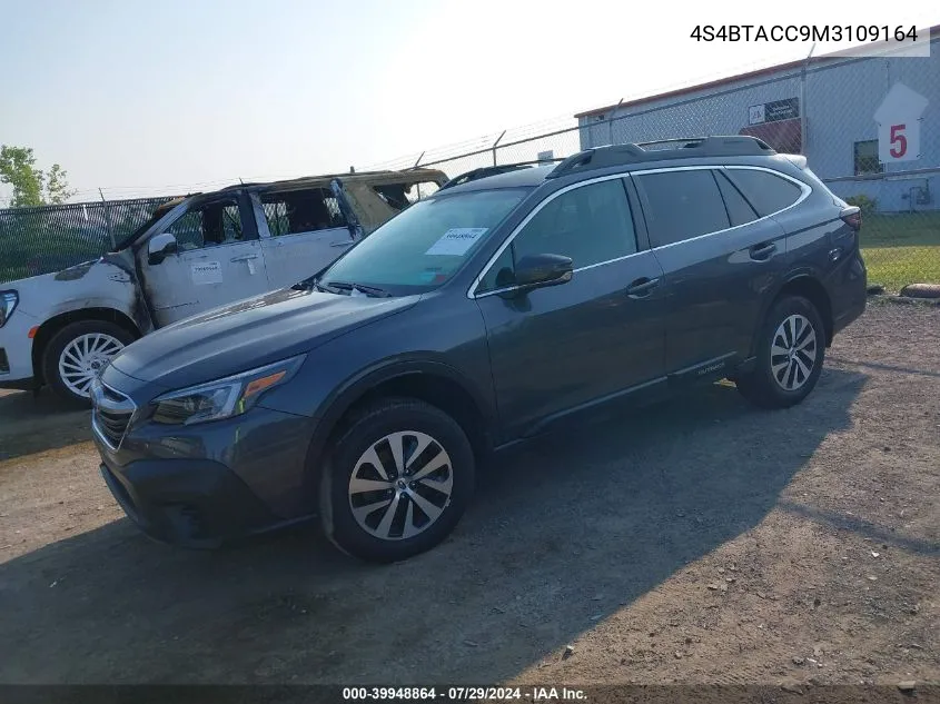 4S4BTACC9M3109164 2021 Subaru Outback Premium