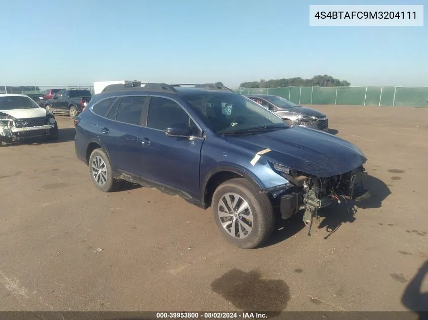 4S4BTAFC9M3204111 2021 Subaru Outback Premium