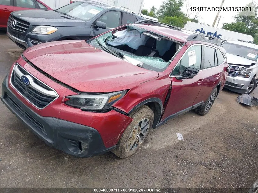 4S4BTADC7M3153081 2021 Subaru Outback Premium