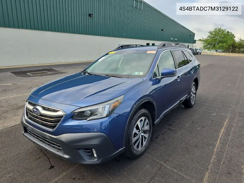 4S4BTADC7M3129122 2021 Subaru Outback Premium