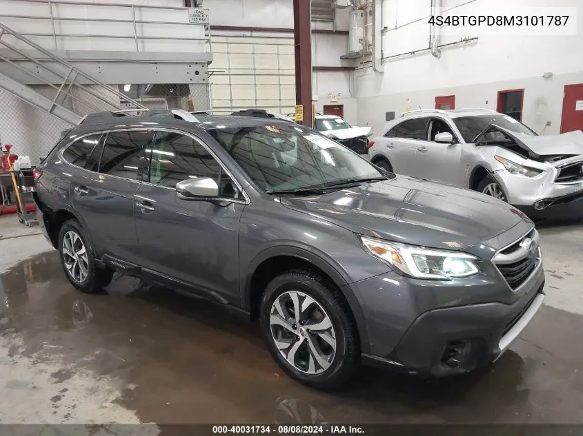 4S4BTGPD8M3101787 2021 Subaru Outback Touring Xt