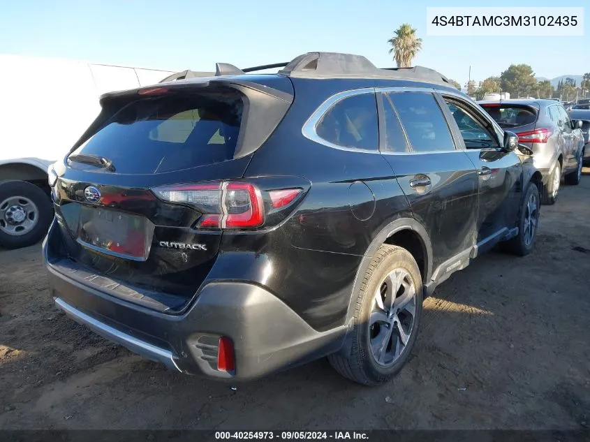 4S4BTAMC3M3102435 2021 Subaru Outback Limited