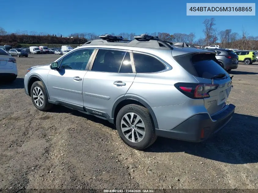 4S4BTADC6M3168865 2021 Subaru Outback Premium