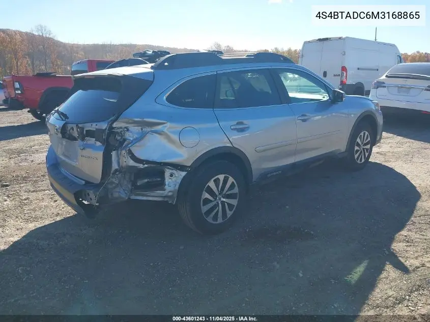 4S4BTADC6M3168865 2021 Subaru Outback Premium