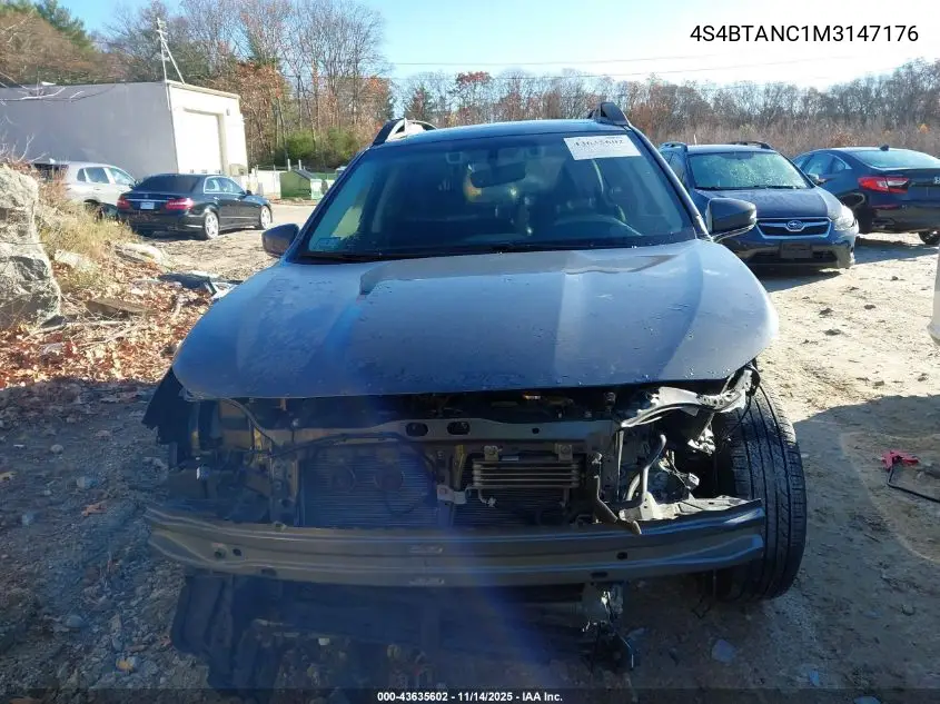 4S4BTANC1M3147176 2021 Subaru Outback Limited