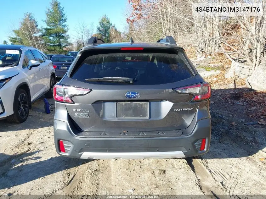 4S4BTANC1M3147176 2021 Subaru Outback Limited