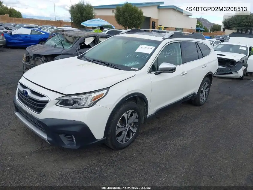 4S4BTGPD2M3208513 2021 Subaru Outback Touring Xt