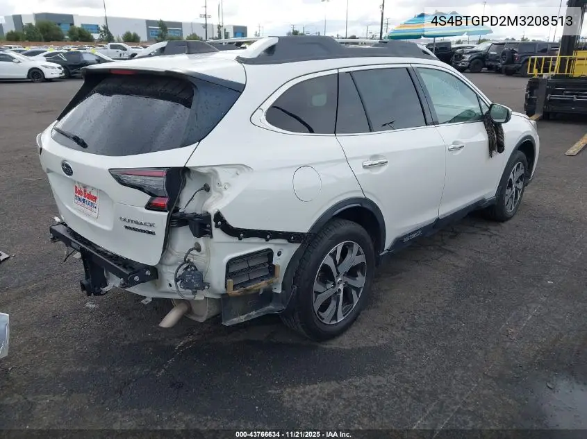 4S4BTGPD2M3208513 2021 Subaru Outback Touring Xt