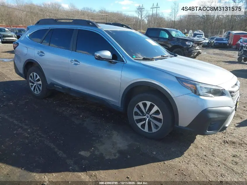 4S4BTACC8M3131575 2021 Subaru Outback Premium