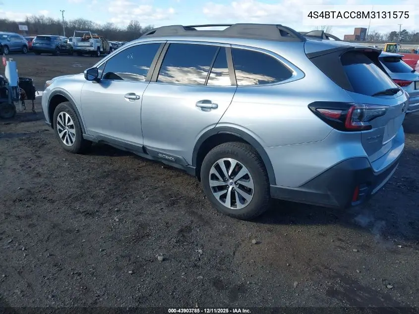 4S4BTACC8M3131575 2021 Subaru Outback Premium