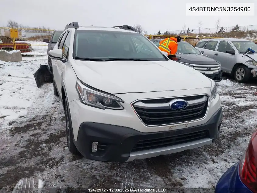 4S4BTDNC5N3254900 2022 Subaru Outback Limited