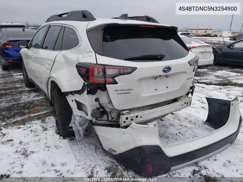 4S4BTDNC5N3254900 2022 Subaru Outback Limited