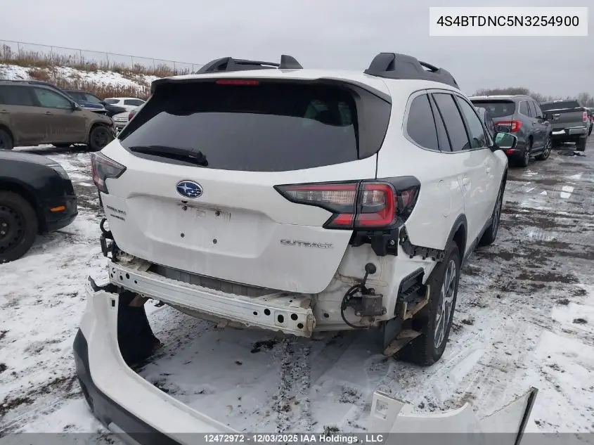4S4BTDNC5N3254900 2022 Subaru Outback Limited
