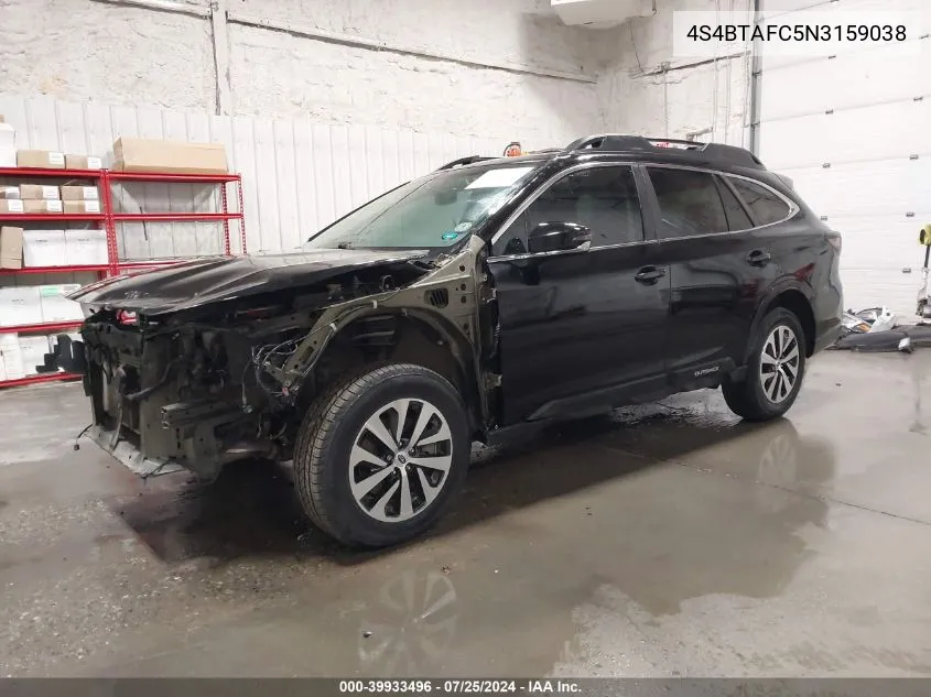 4S4BTAFC5N3159038 2022 Subaru Outback Premium