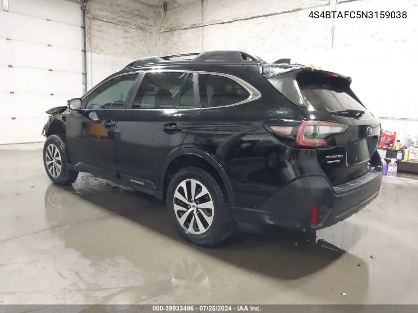 4S4BTAFC5N3159038 2022 Subaru Outback Premium