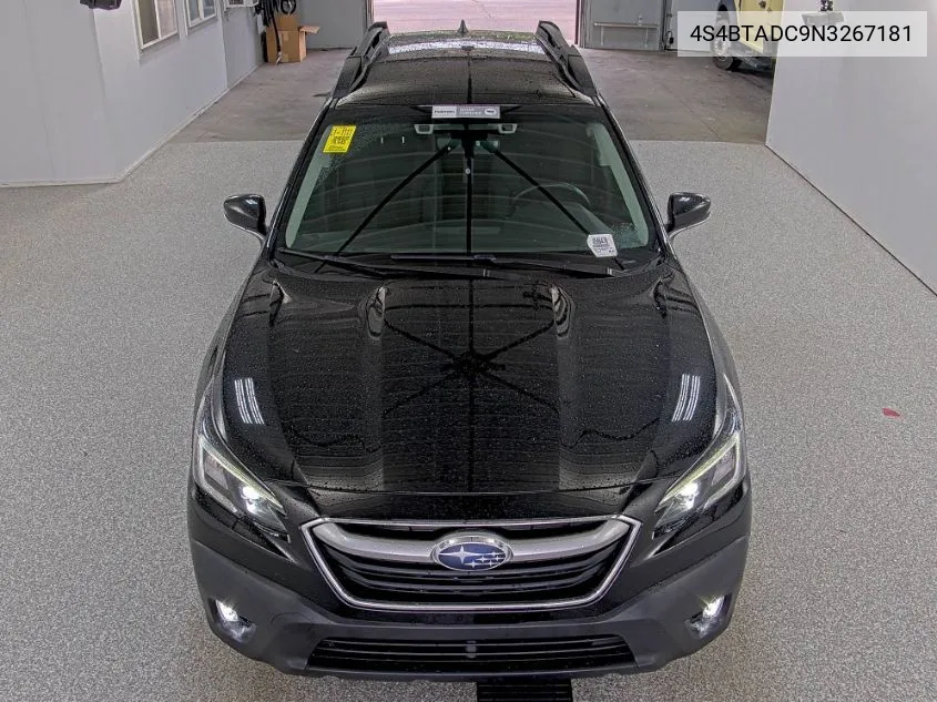 2022 Subaru Outback Premium VIN: 4S4BTADC9N3267181 Lot: 40082429