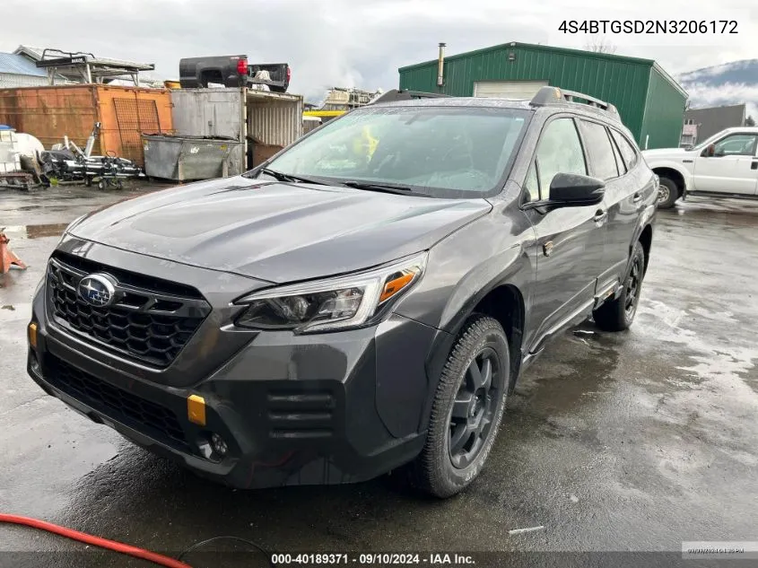 4S4BTGSD2N3206172 2022 Subaru Outback Wilderness