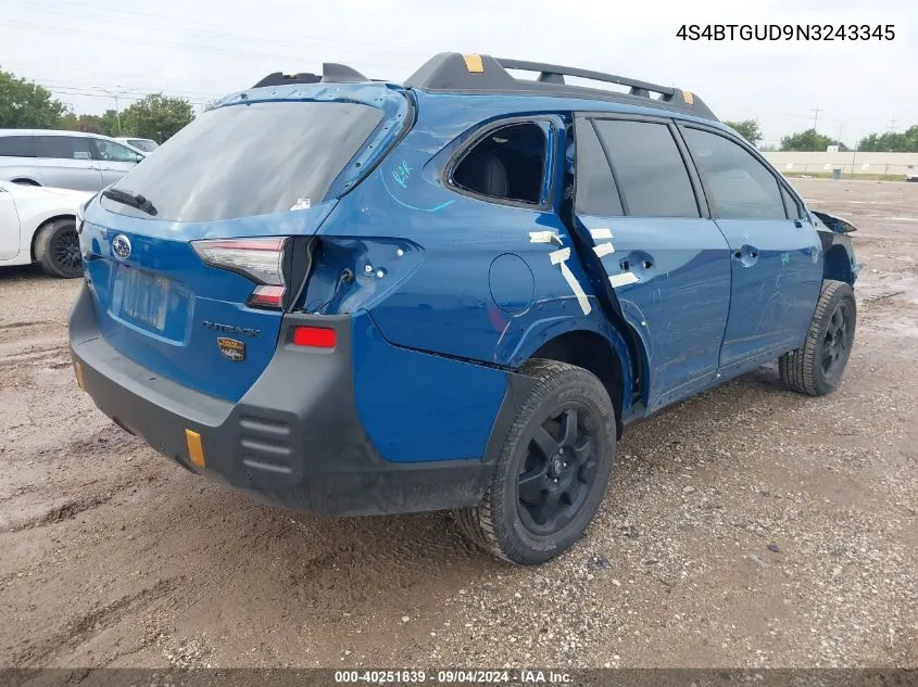 4S4BTGUD9N3243345 2022 Subaru Outback Wilderness