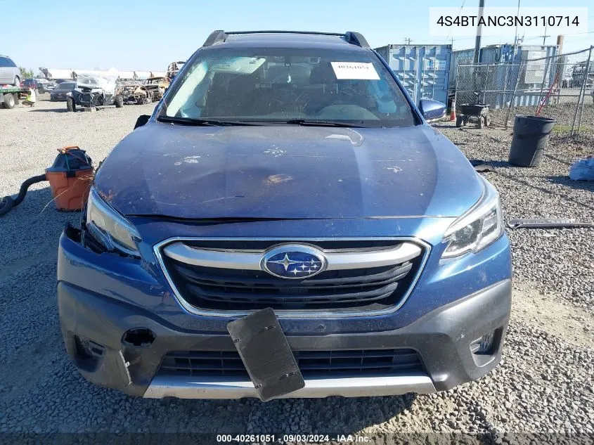 4S4BTANC3N3110714 2022 Subaru Outback Limited