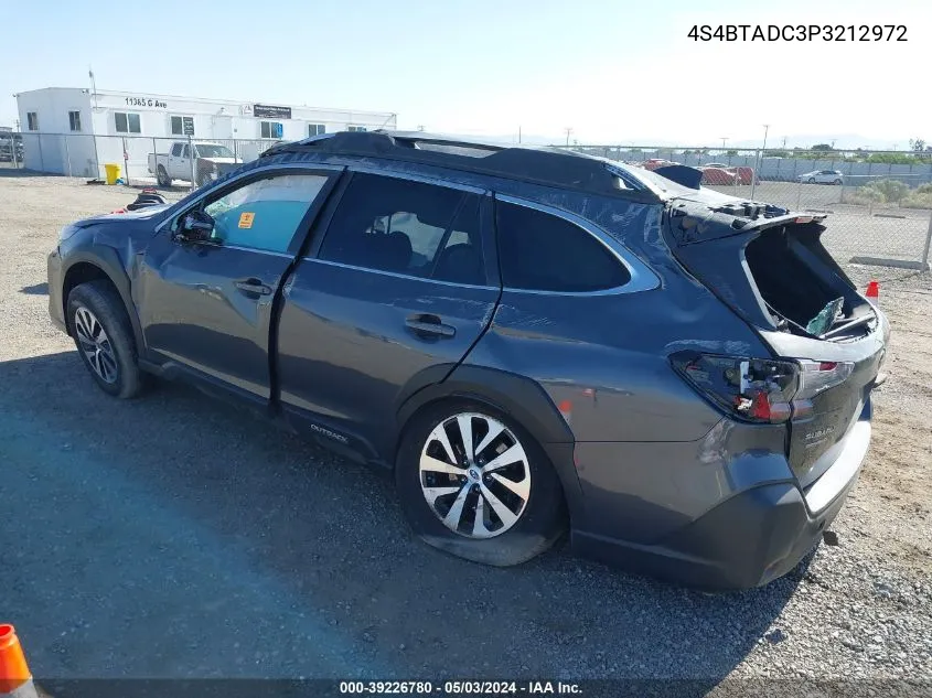 4S4BTADC3P3212972 2023 Subaru Outback Premium