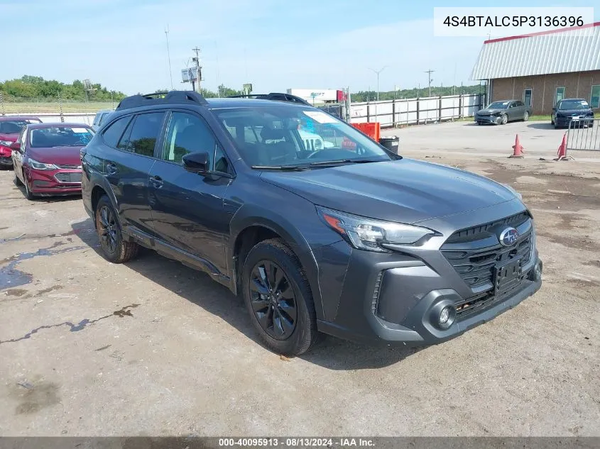 2023 Subaru Outback Onyx Edition VIN: 4S4BTALC5P3136396 Lot: 40095913