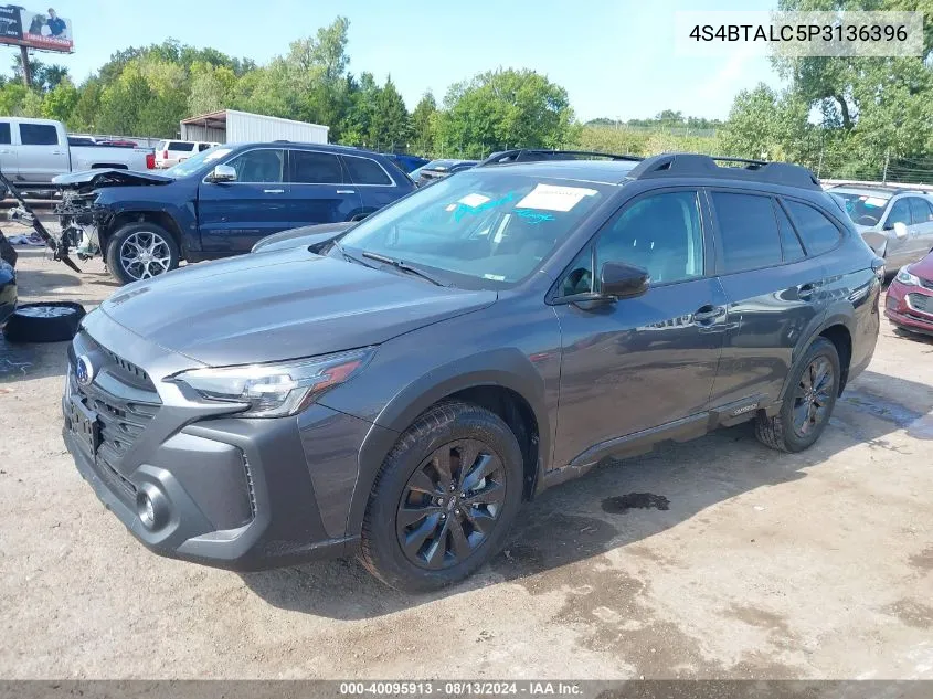 2023 Subaru Outback Onyx Edition VIN: 4S4BTALC5P3136396 Lot: 40095913