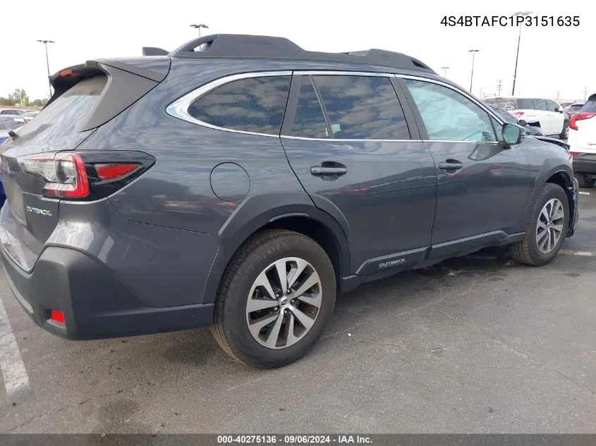 4S4BTAFC1P3151635 2023 Subaru Outback Premium