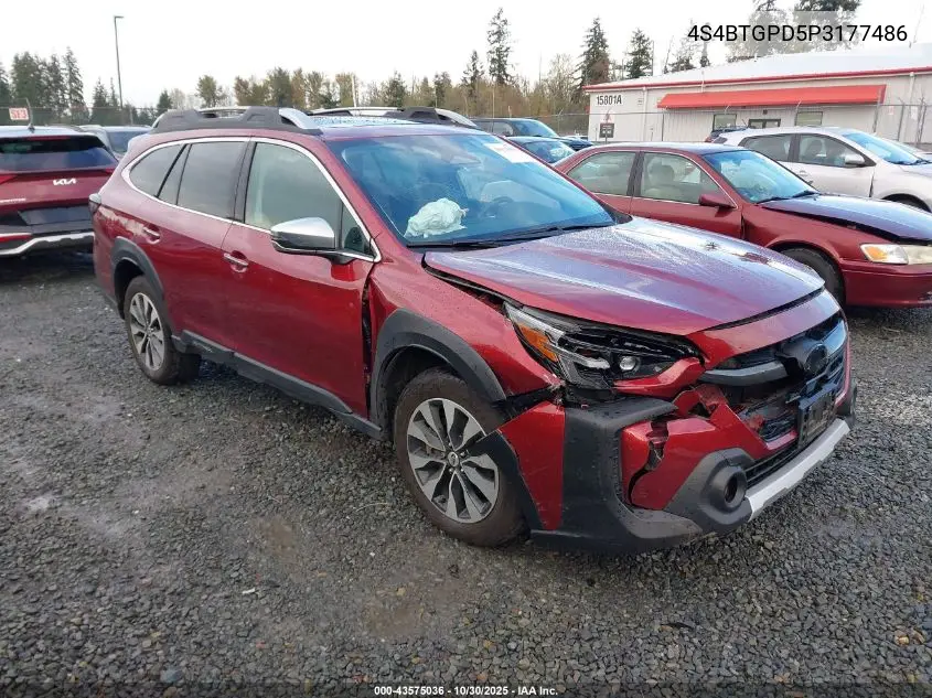 4S4BTGPD5P3177486 2023 Subaru Outback Touring Xt