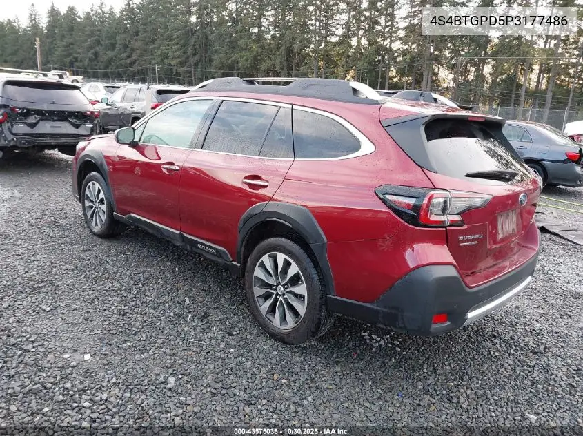 4S4BTGPD5P3177486 2023 Subaru Outback Touring Xt
