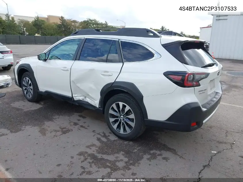 4S4BTANC2P3107533 2023 Subaru Outback Limited