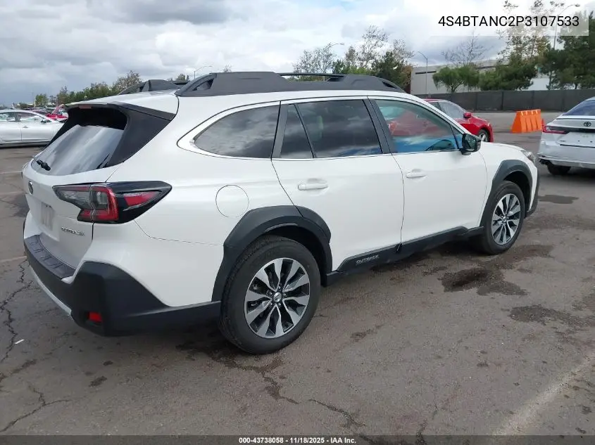 4S4BTANC2P3107533 2023 Subaru Outback Limited