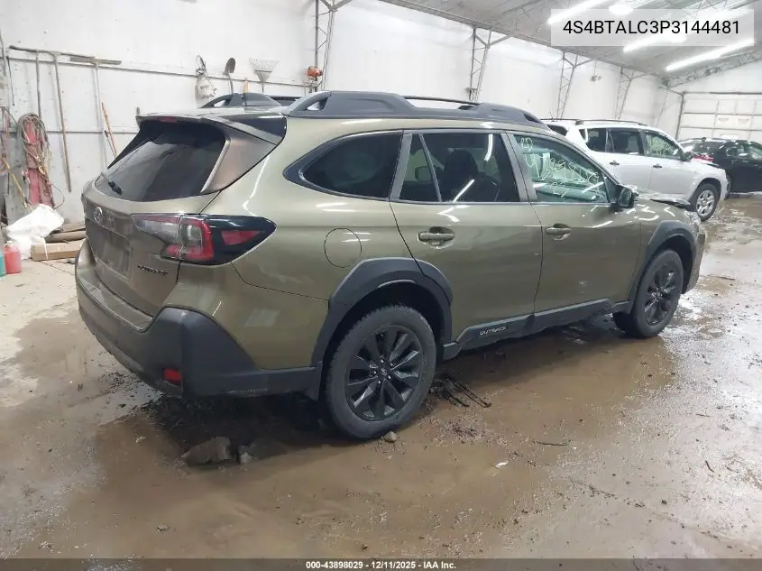 4S4BTALC3P3144481 2023 Subaru Outback Onyx Edition